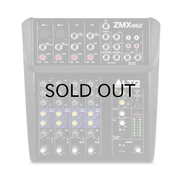 ALTO professional ZMX862 6chミキサー - 楽器堂オンラインショップ