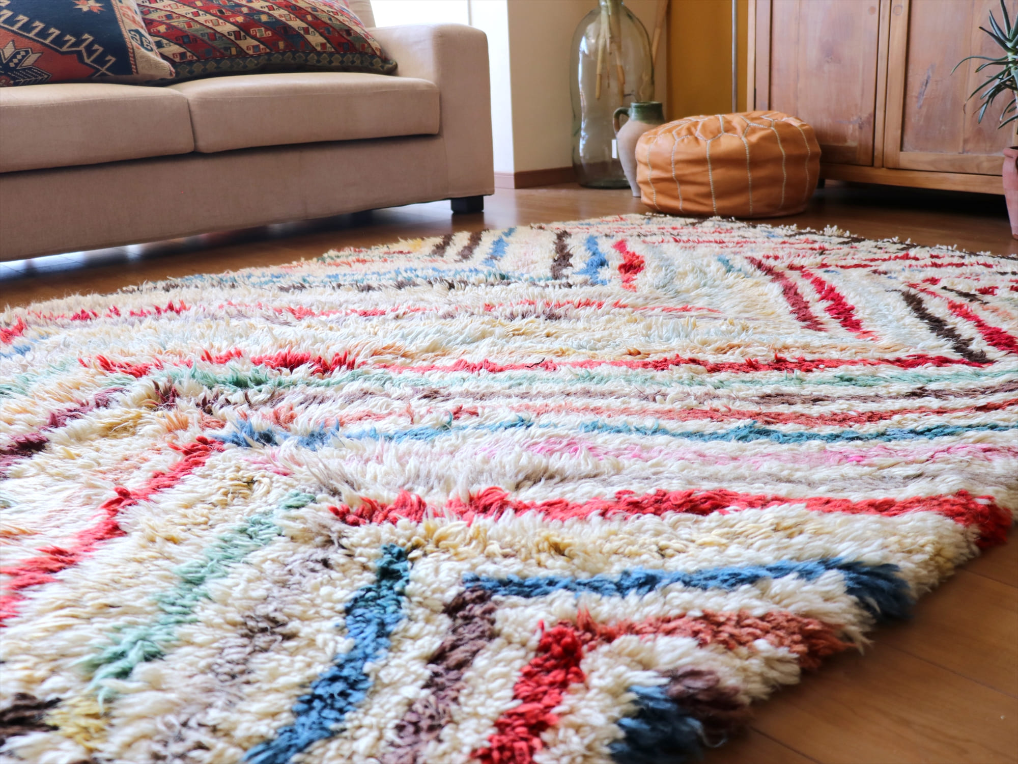 トライバルラグ 部族絨毯/Tulu トゥル トルコ・手織りカーペット