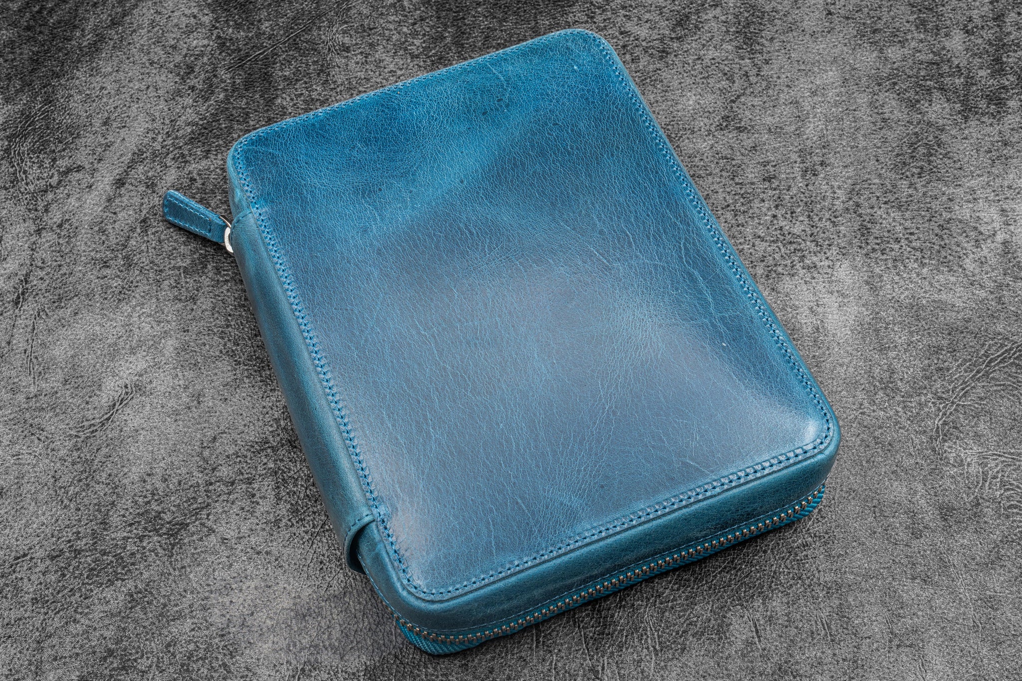 Ocean Blue Expansi Wide A5 Zip Folio for Bulkier Setups | Galen