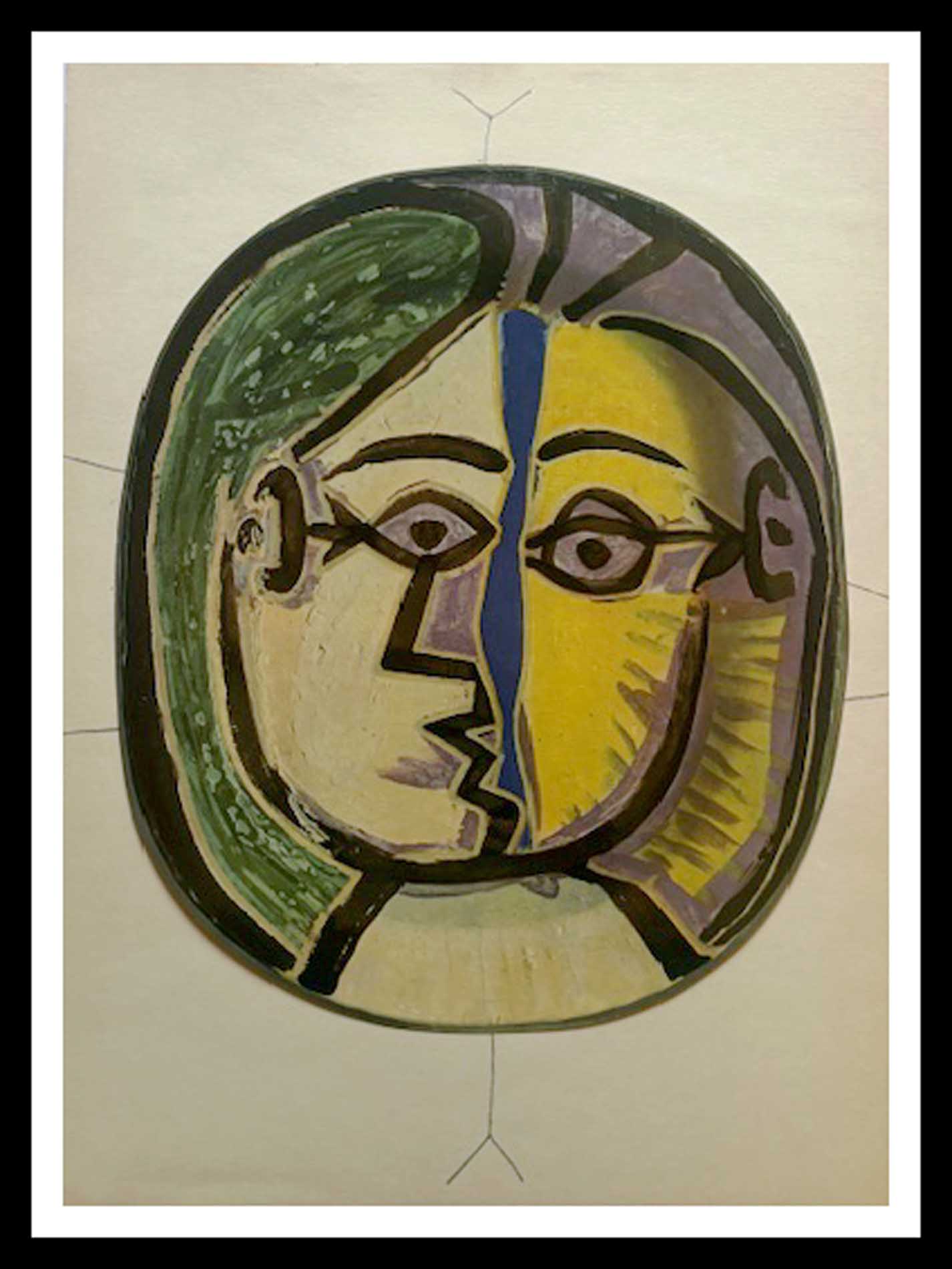 Pablo PICASSO : Céramiques de Picasso, 1948 offset lithograph