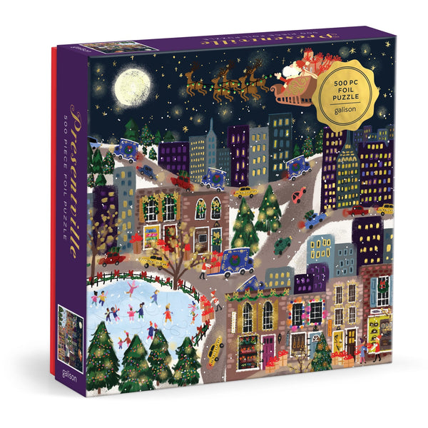 Joy Laforme Presentville 500 Piece Foil Puzzle – Galison