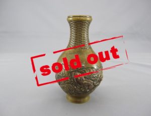 初代 真葛香山 釉下彩牡丹図花瓶 | 明治工芸・明治金工の販売専門店