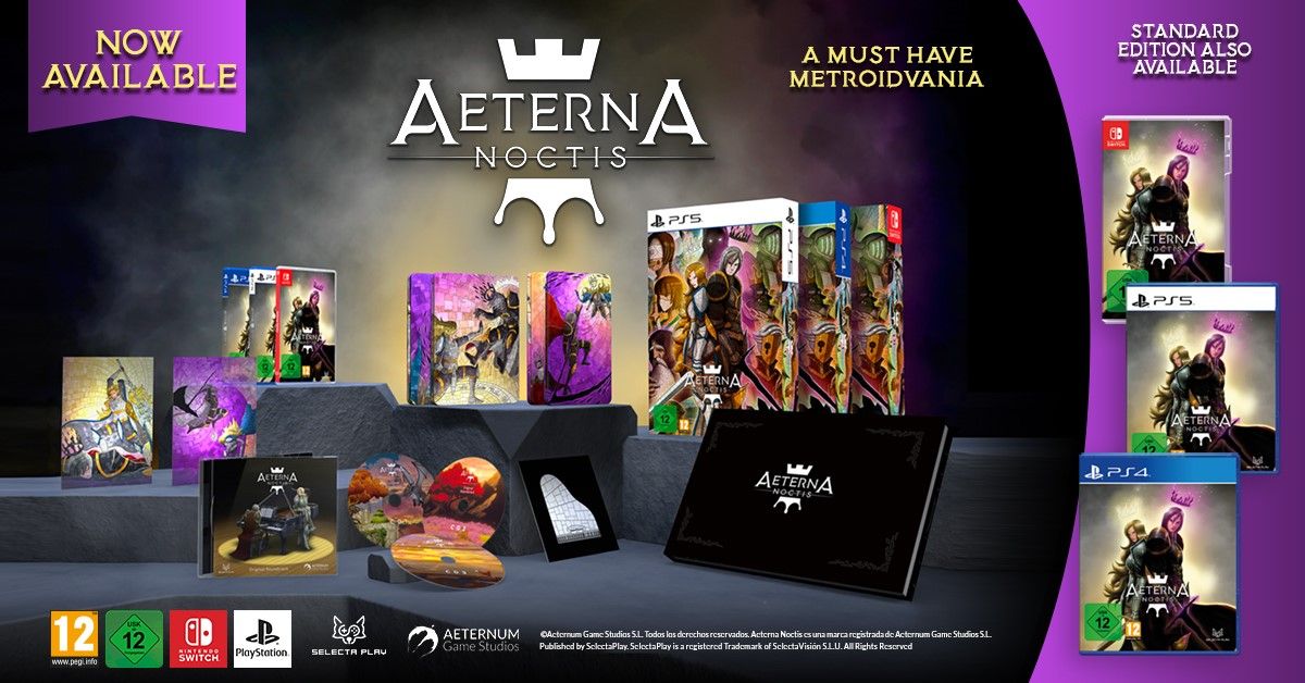 Aeterna Noctis physical editions and digital port for Nintendo