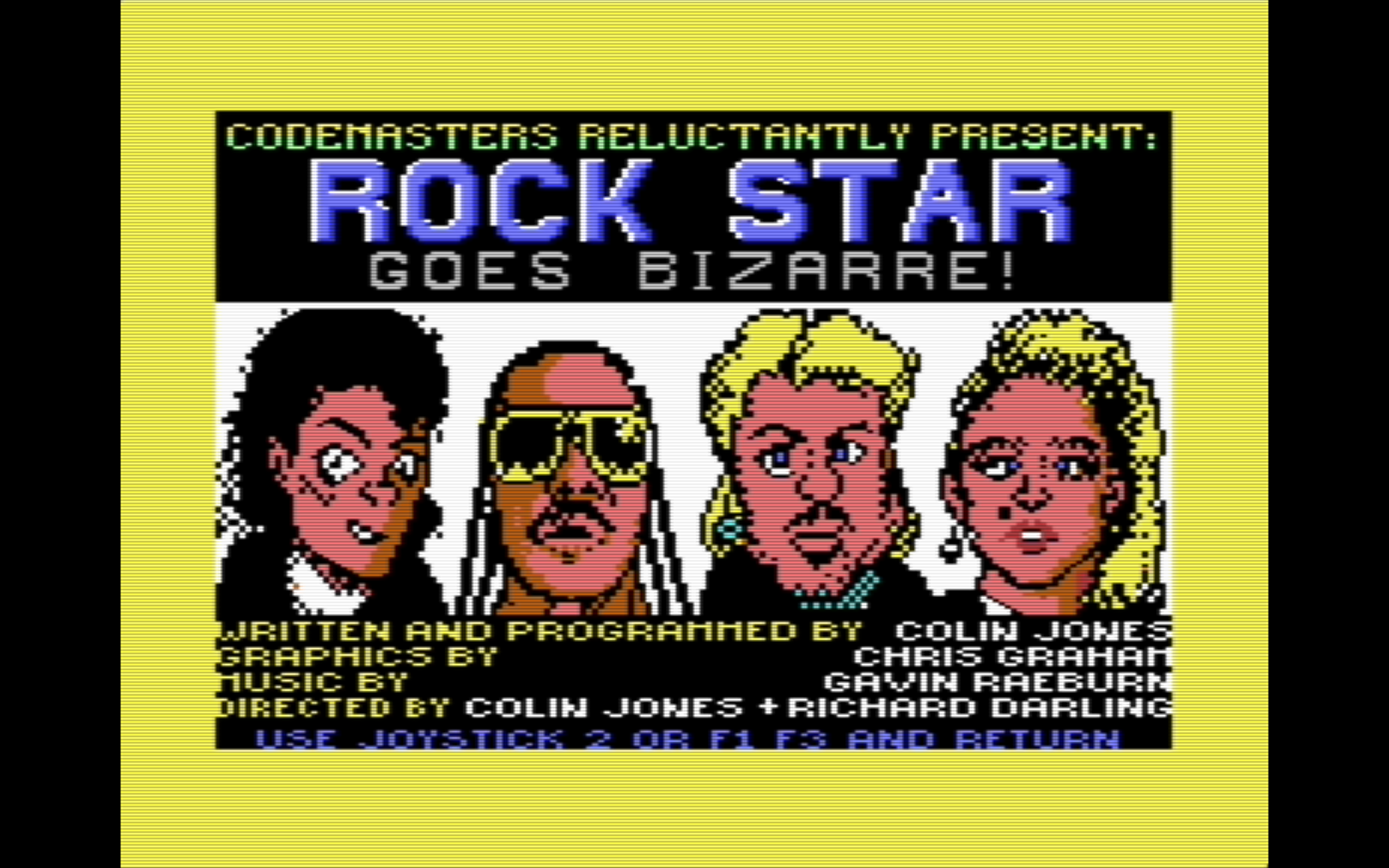 Rock Star Goes Bizarre (C64) recovery - Games That Weren't