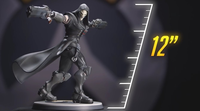 オーバーウォッチ』Ultを披露する“リーパー”公式スタチューが予約受付