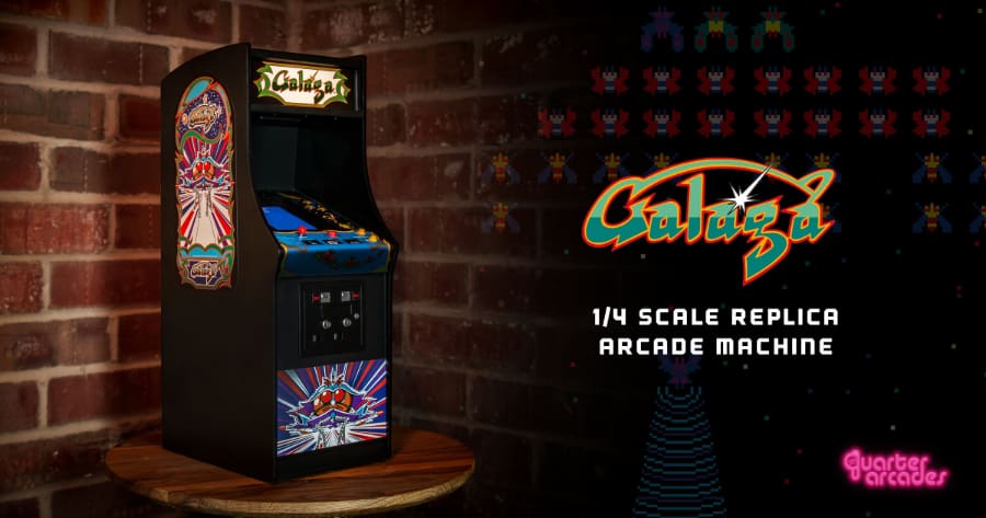 Numskull Designs Announces 1/4 Scale Galaga Arcade Cabinet – GameSpew