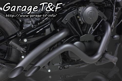 有限会社ガレージT&F / バルカン400 ベントマフラー(ブラック)タイプ2