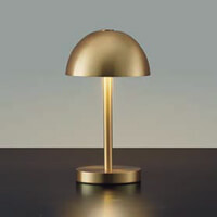 ポータブルスタンドライト・真鍮色メッキ｜充電式｜照明のライティング