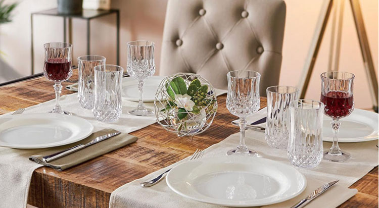 ボヘミア刻印ゴブレット水ガラスカップスプレーカラー食品グレードの脚