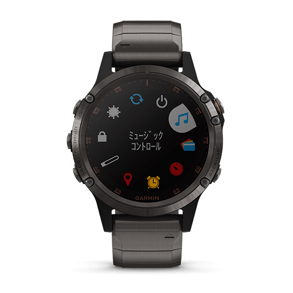 fēnix 5 Plus Sapphire Ti Black | スマートウォッチ | Garmin 日本