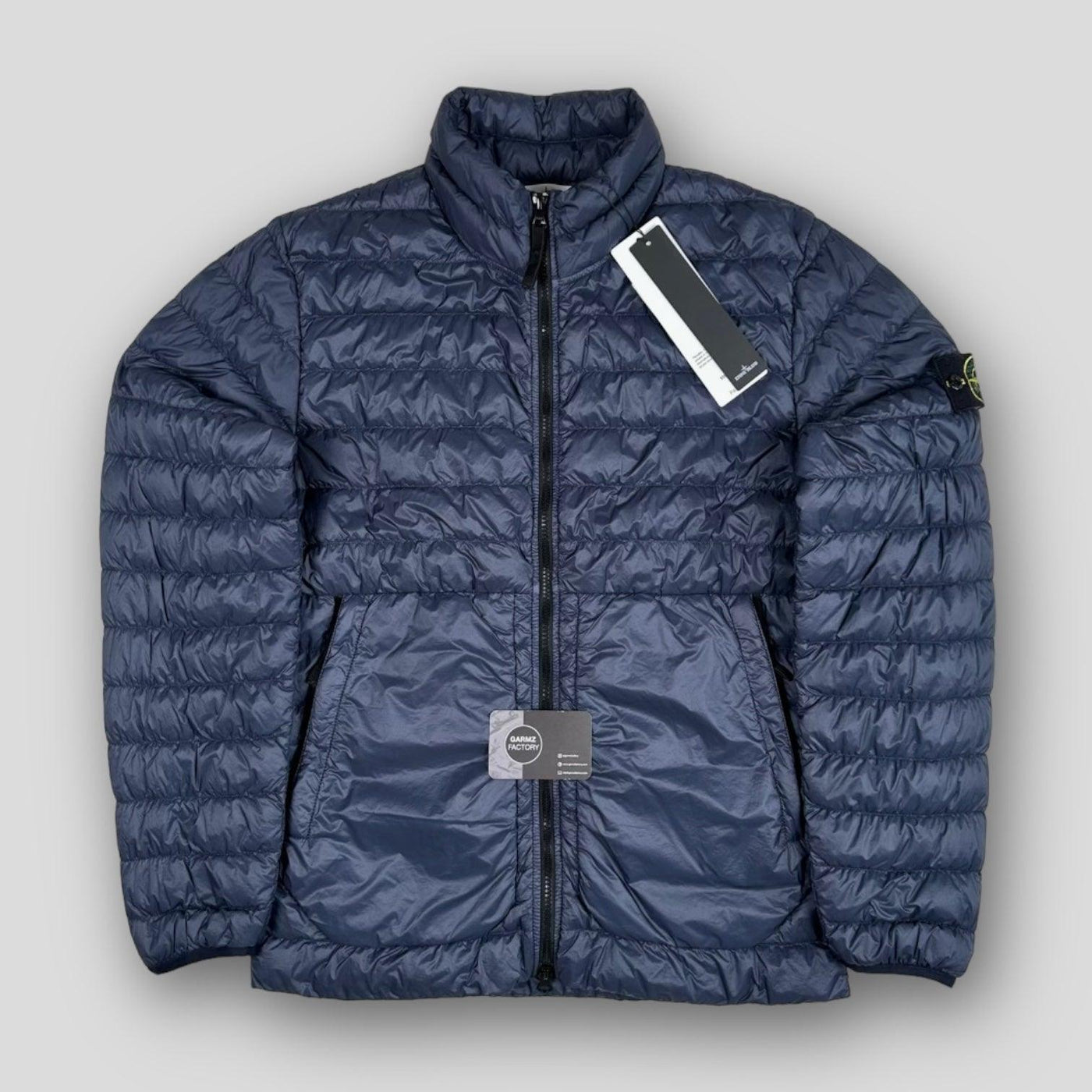 Stone Island Micro Yarn Down Jacket Navy – Garmz Factory