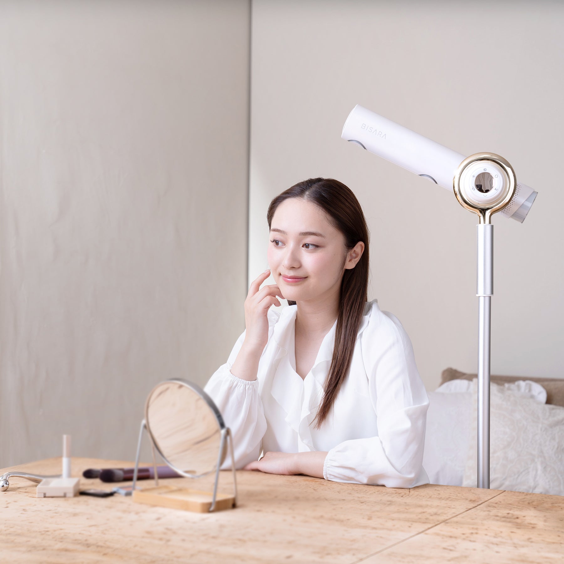 BISARA PRO ハンズフリードライヤー 首振り機能付き DC