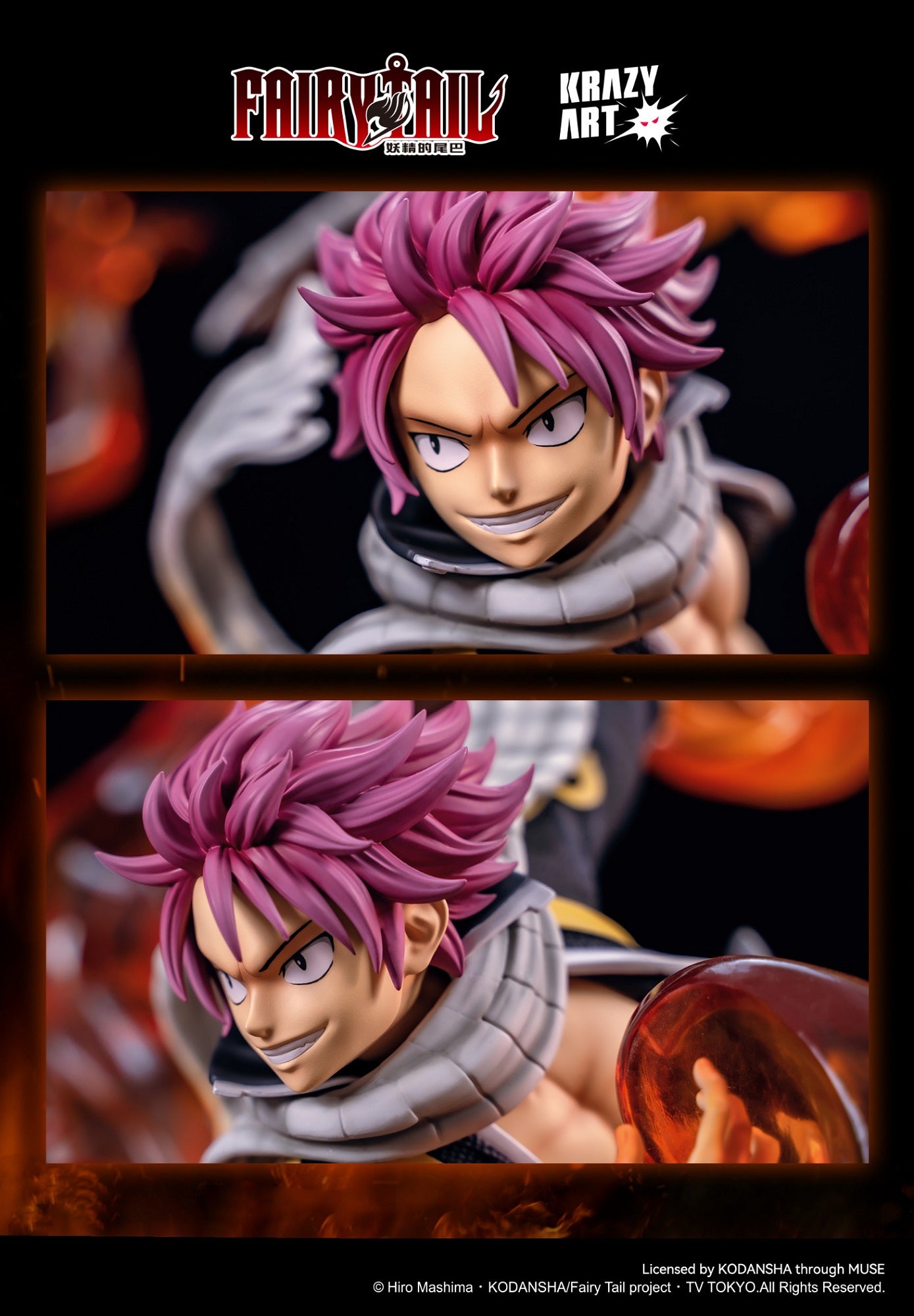 Krazy Art - Fairy Tail Natsu Dragneel (Licensed) [PRE-ORDER CLOSED