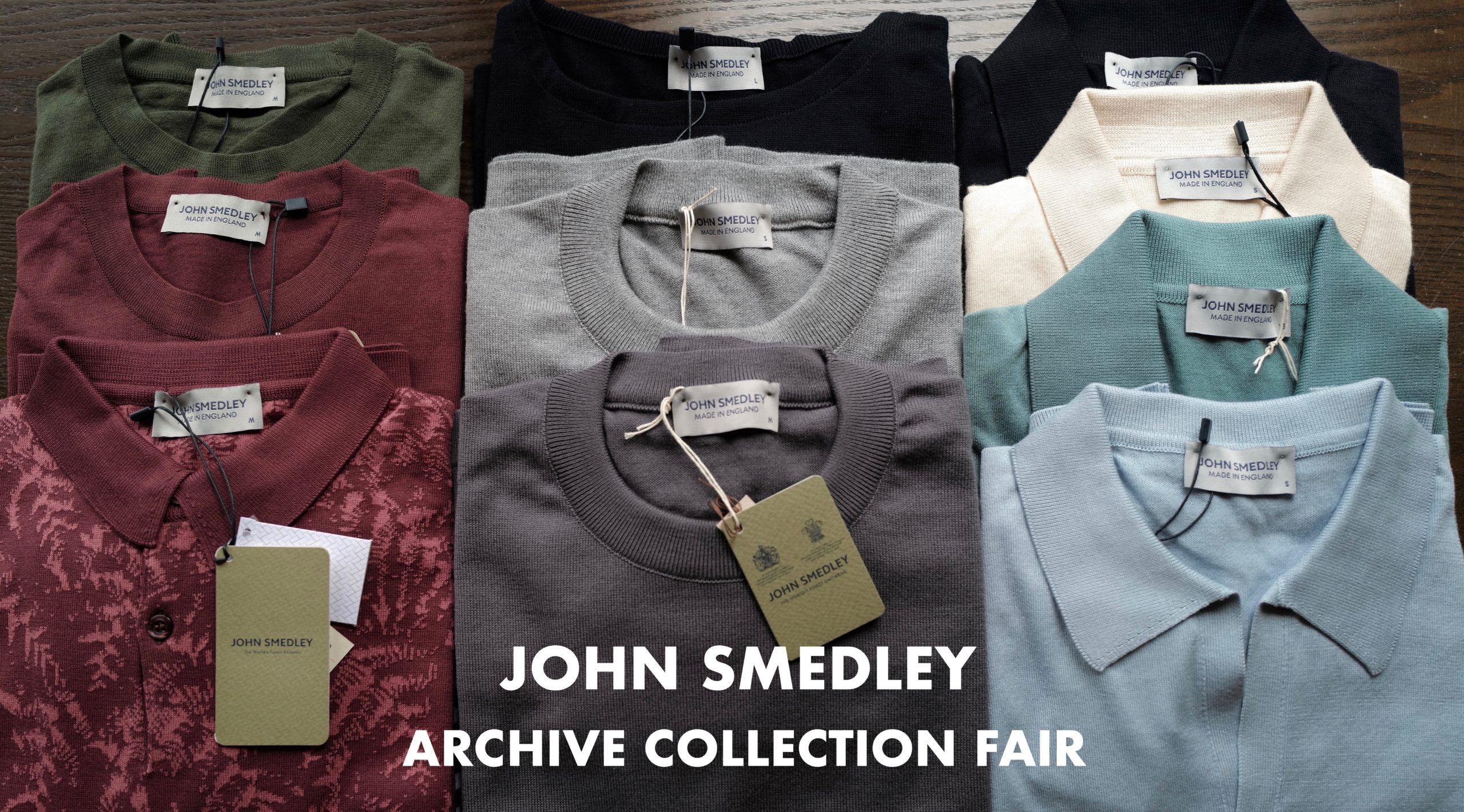 英国を代表するニットブランド【JOHN SMEDLEY/ジョンスメドレー】から1