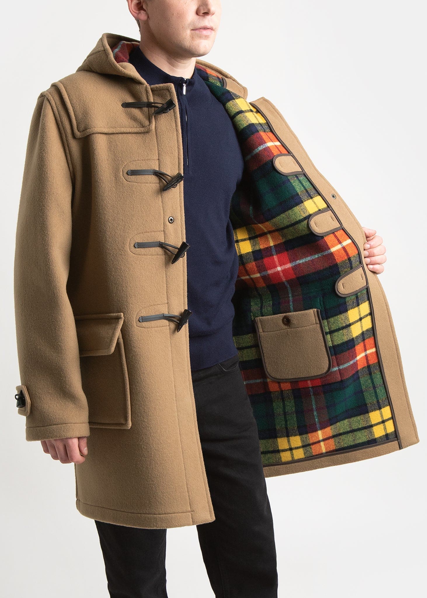 Men's Morris Duffle Coat Camel Buchanan | Gloverall