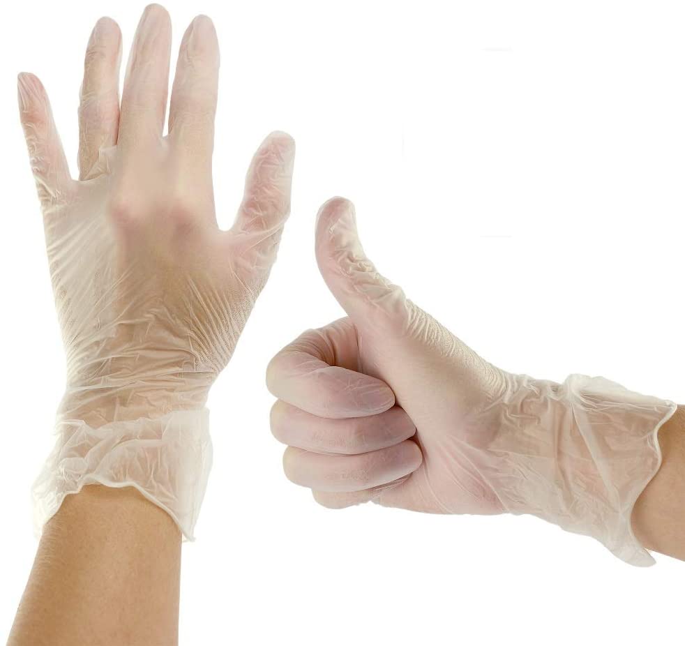 HandCare Vinyl Gloves - Exam Grade, Powder Free (Clear), 1,000