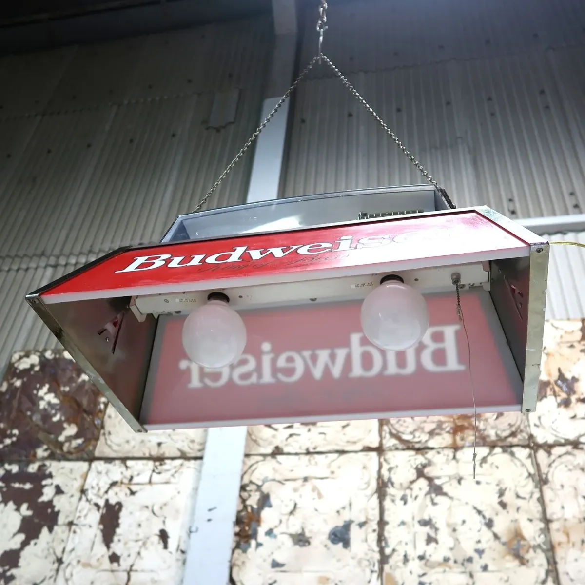 Budweiser ビンテージ プールランプ ｜ glow ANTIQUES