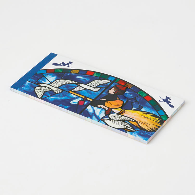 ジブリ美術館ステンドグラス 一筆箋 「魔女の宅急便」｜三鷹の森ジブリ