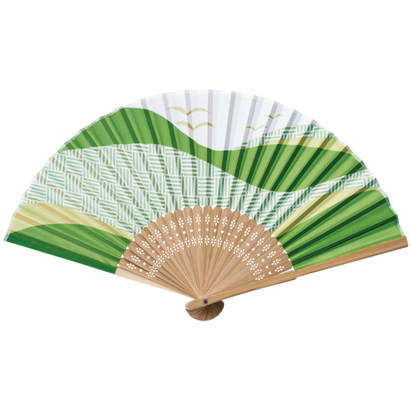 夏景色扇子｜123682｜商品詳細｜ノベルティ・販促品・各種記念品の専門