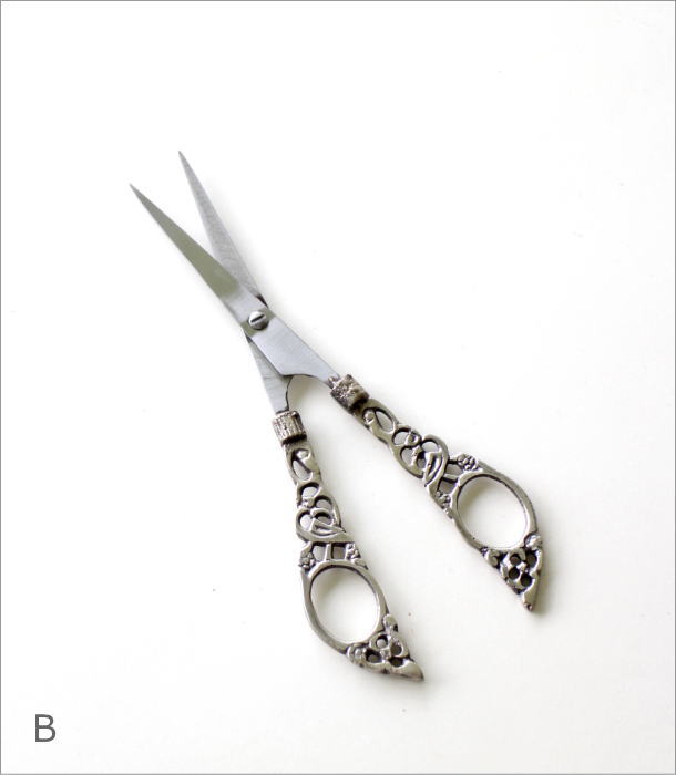 はさみ ハサミ おしゃれ アンティーク シザー オブジェ 置物 ゴールド