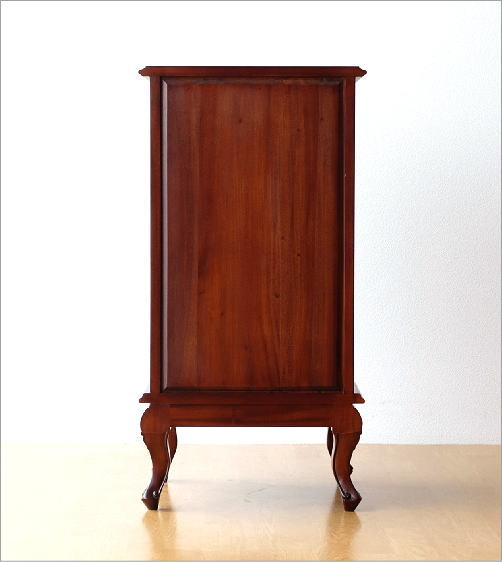 チェスト マホガニー 無垢材 猫脚 アンティーク調 クラシック 収納家具