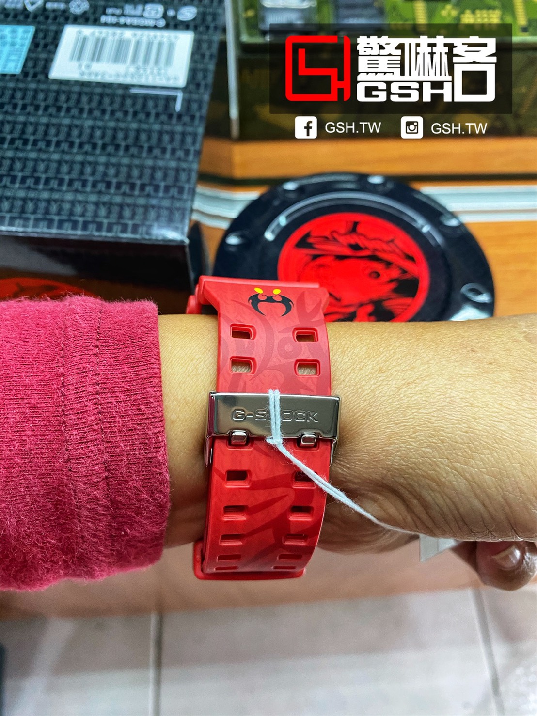 限量G-SHOCK 忠信烈骨黃忠三國五虎將系列GA-110SGH-4A - 驚嚇客