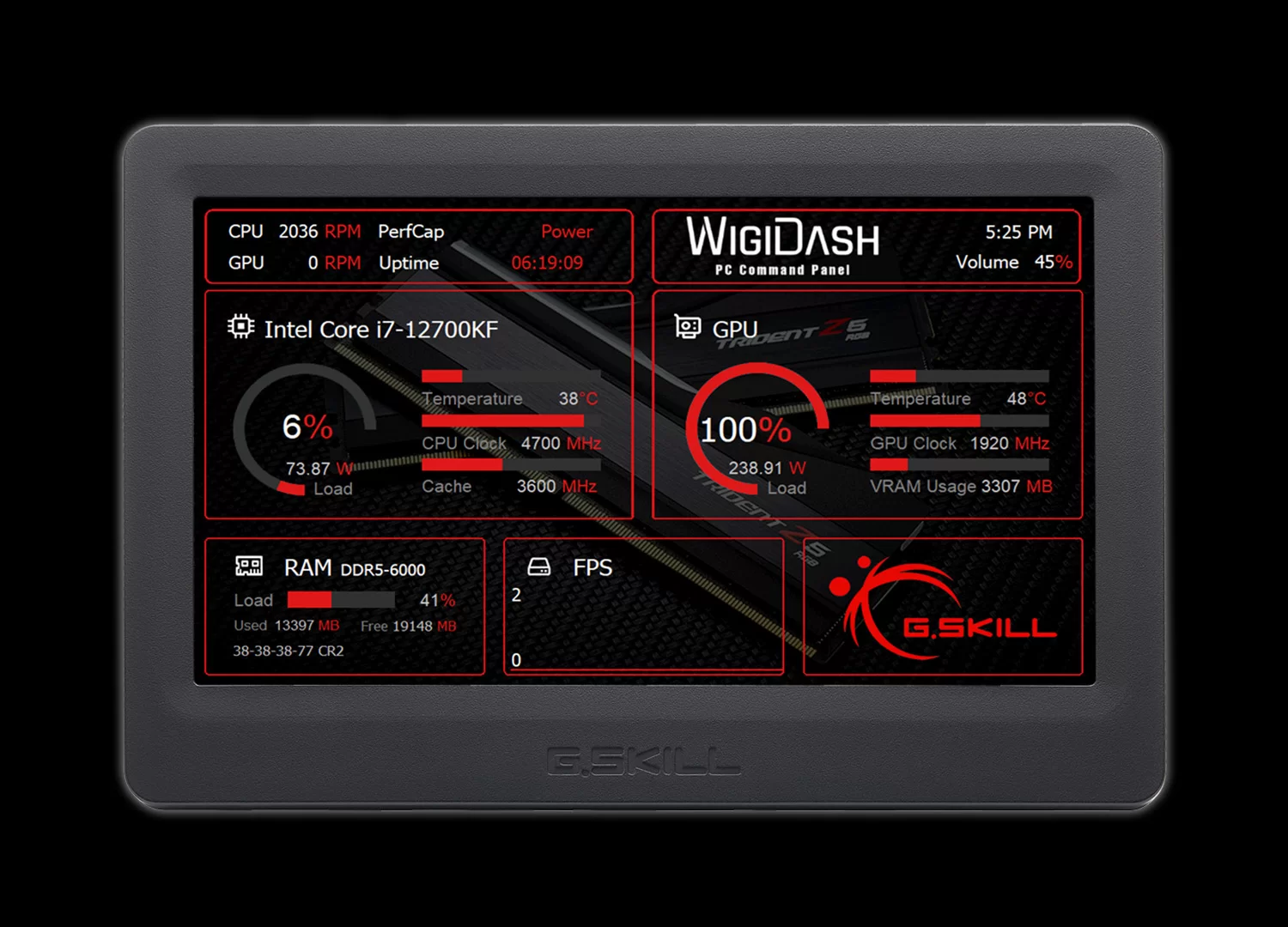 WigiDash - Overview - G.SKILL International Enterprise Co., Ltd.