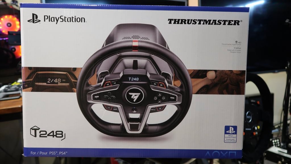 Thrustmaster T248 Hybrid Drive PlayStation 5 Wheel Leaks Ahead of