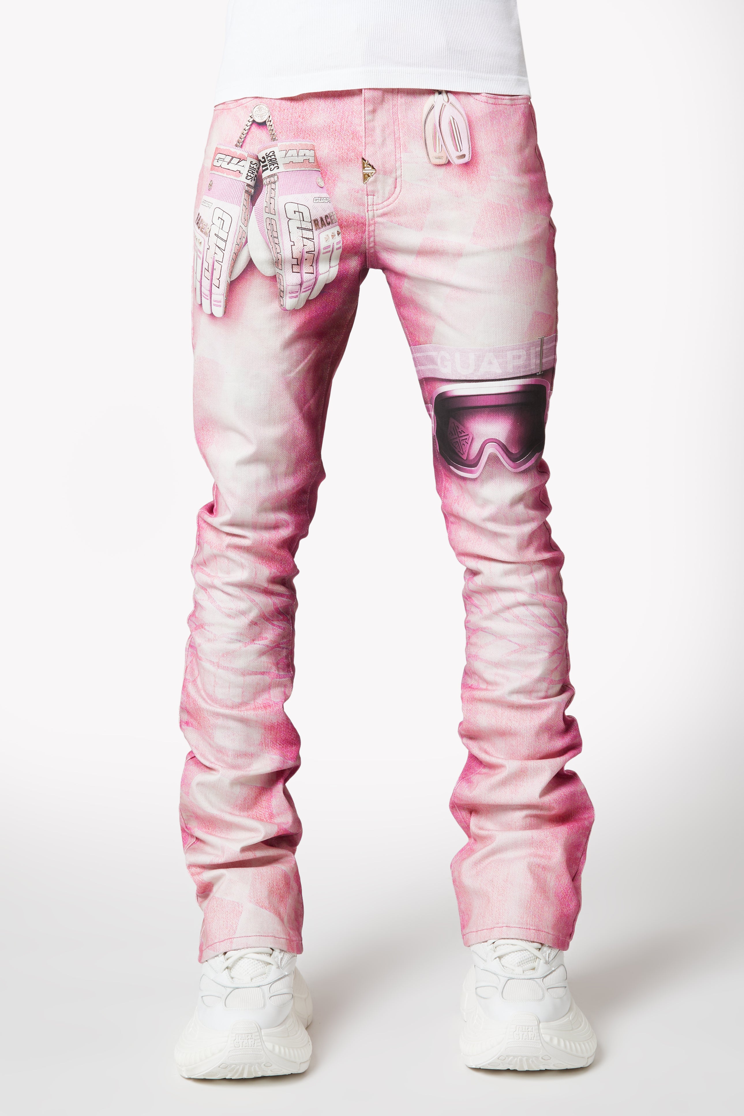French Rose Racer Denim – GUAPI CLOTHING FZ-LLC
