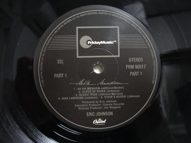 Eric Johnson / Ah Via Musicom - Guitar Records