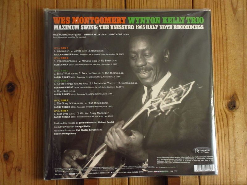 RSD限定4000枚プレス！ジャズギター最大の巨人ウェスモンゴメリー新た