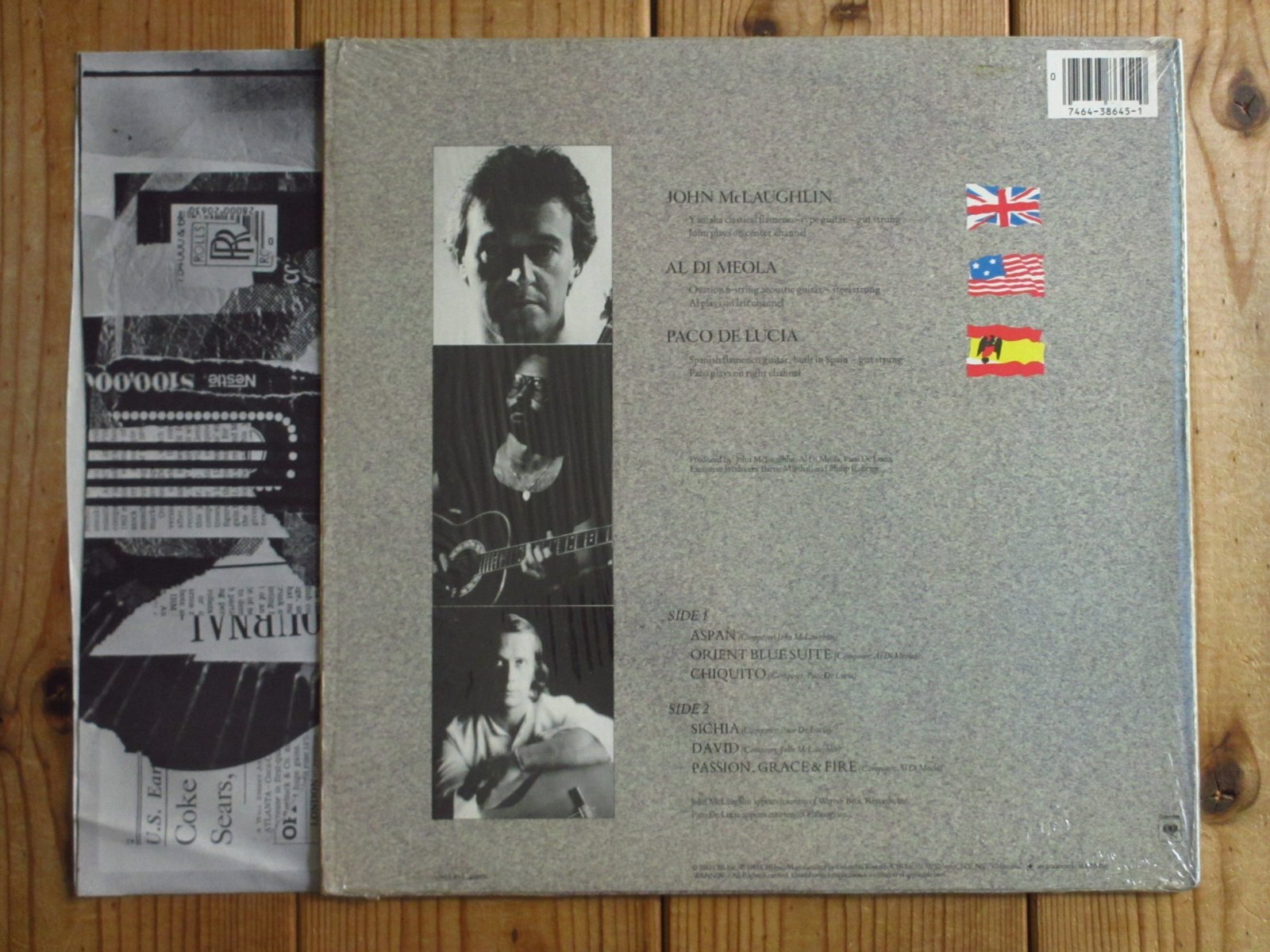 John McLaughlin & Al Di Meola & Paco De Lucia / Passion, Grace