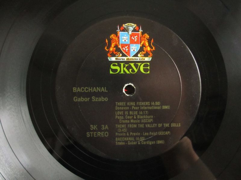 Gabor Szabo / Bacchanal - Guitar Records