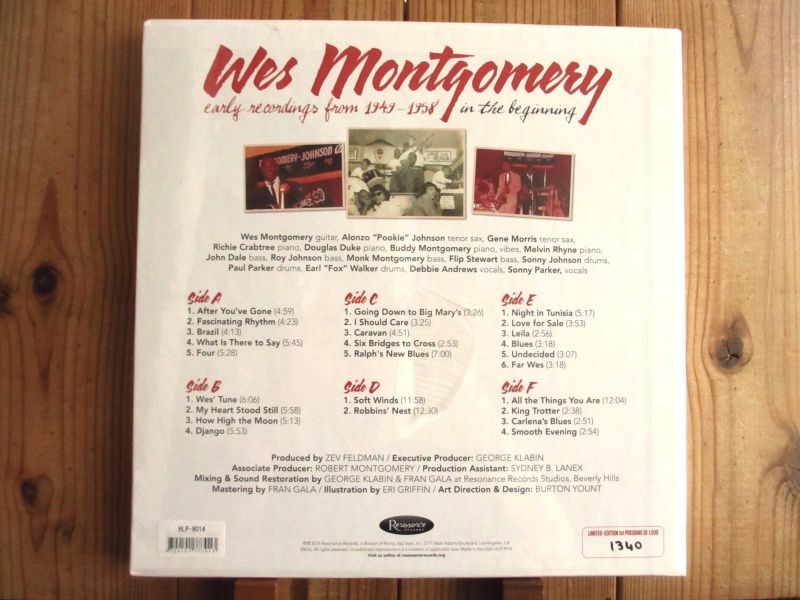 再入荷！驚愕の未発表音源！3枚組LP □Wes Montgomery / Early