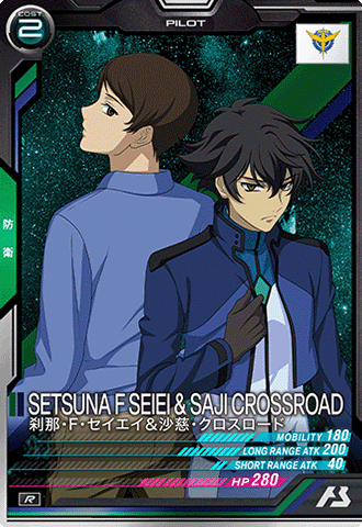 刹那・F・セイエイ＆沙慈・クロスロード − PILOT｜機動戦士ガンダム
