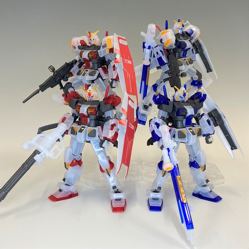 限定品紹介】HG 1/144 ガンダム4号機[クリアカラー]×HG 1/144 ガンダム