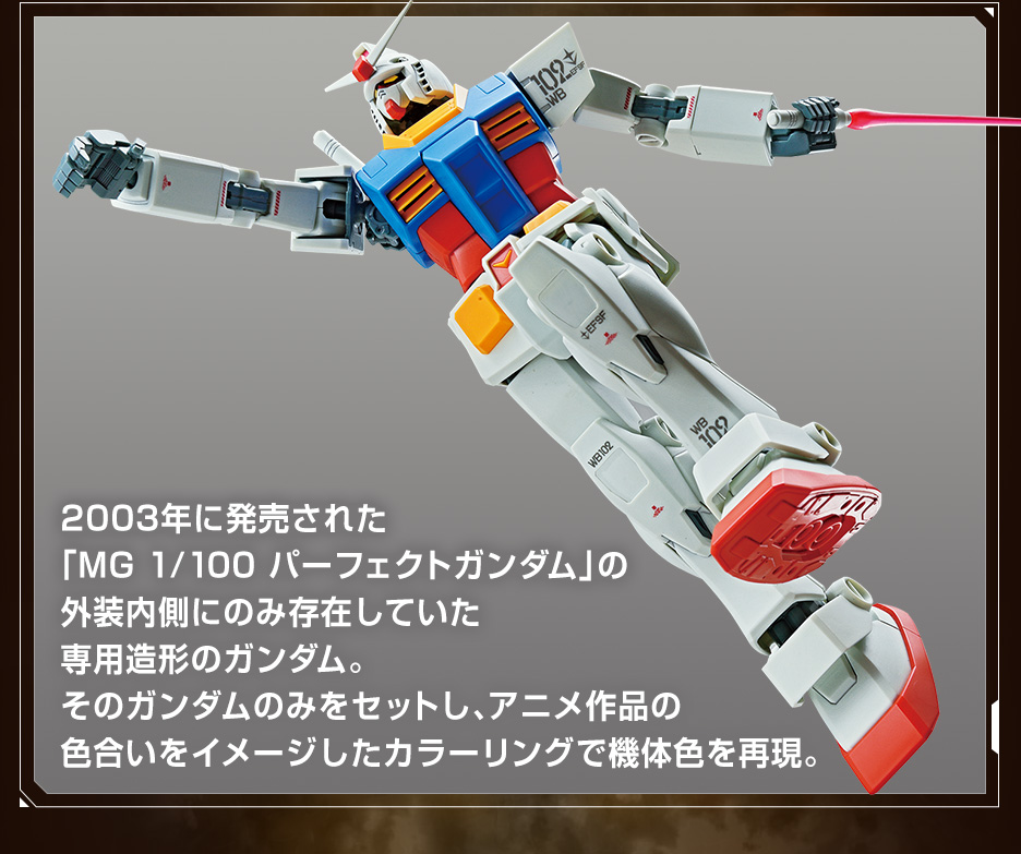 MG 1/100 ガンダムベース限定 RX-78-2ガンダム(パーフェクトガンダム