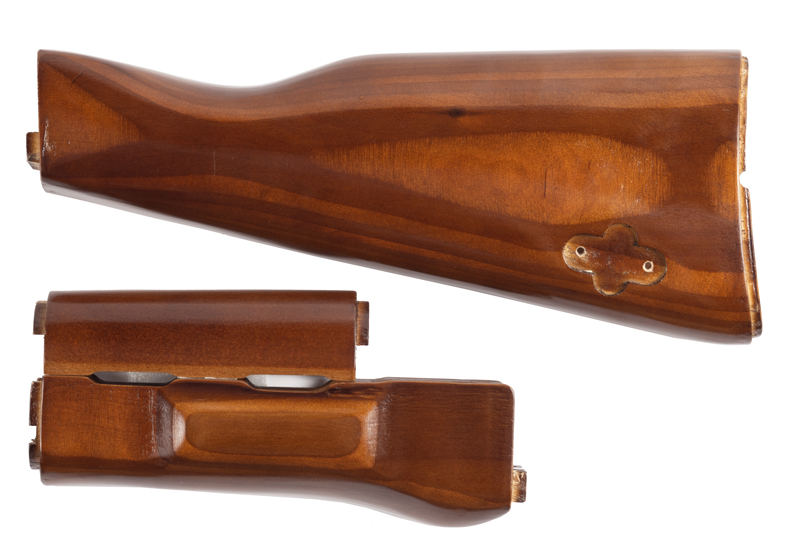 Gunsmith BATON / AKMリアルウッドハンドガード＆ストック（ for 東京