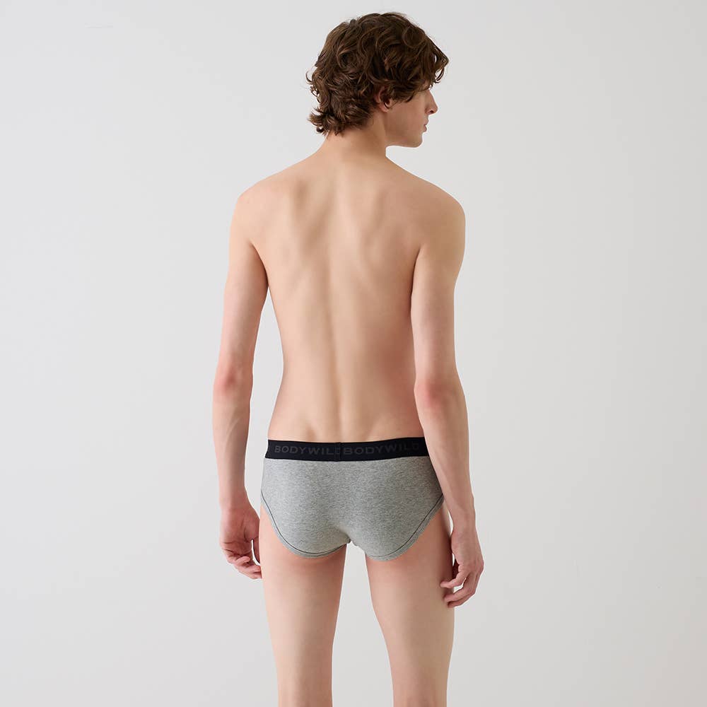 綿混】スタンダードブリーフ（前あき）【SALE】 BWB003A :メンズ