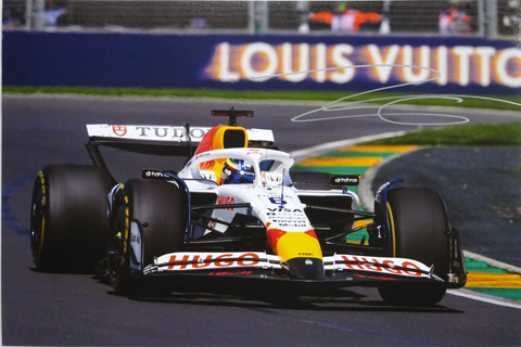 2025 I．ハジャー レーシング・ブルズ VCARB02 直筆サイン入 フォト S