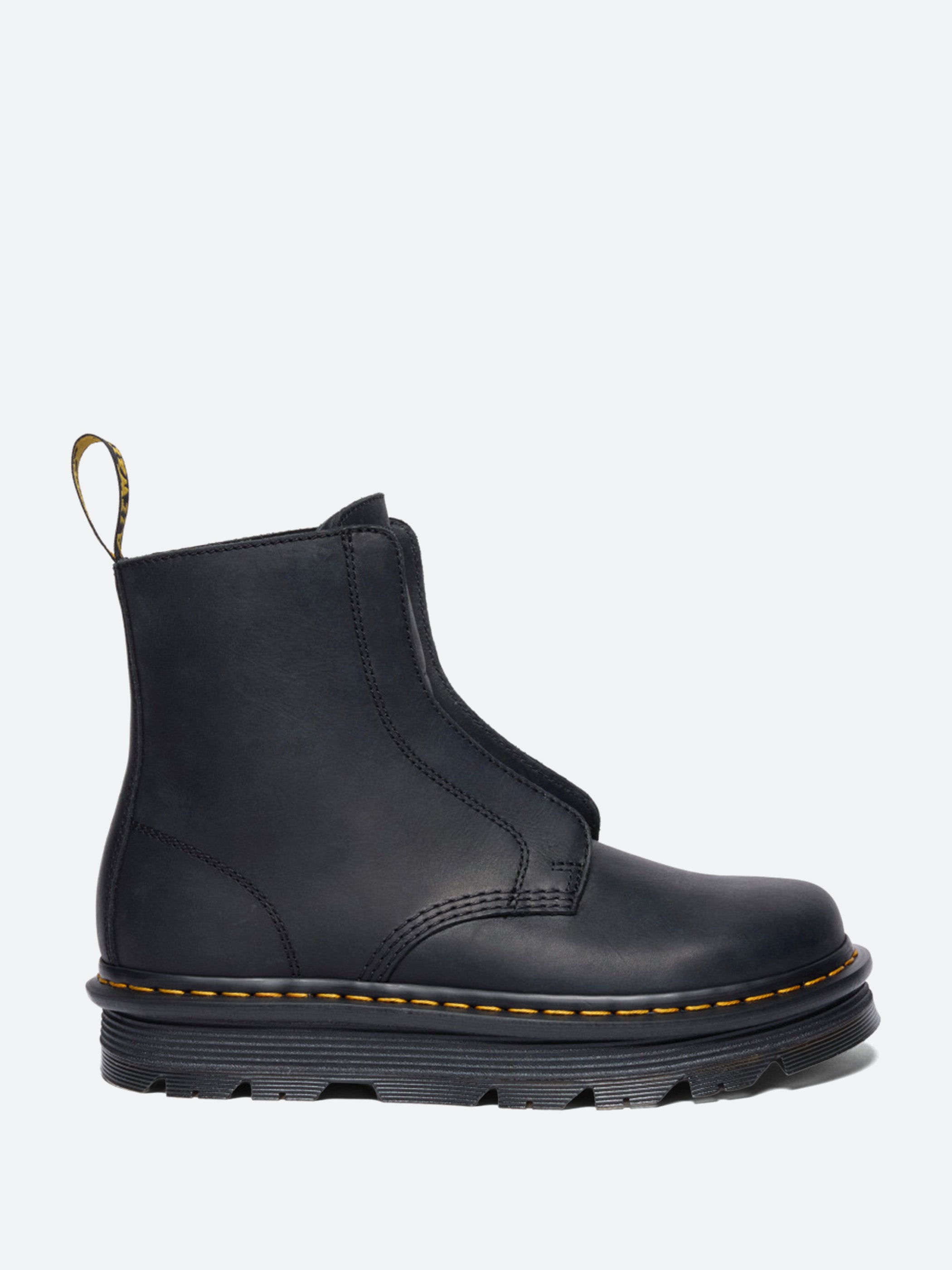 Dr. Martens - Zebzag Laceless in Black Wyoming – gravitypope
