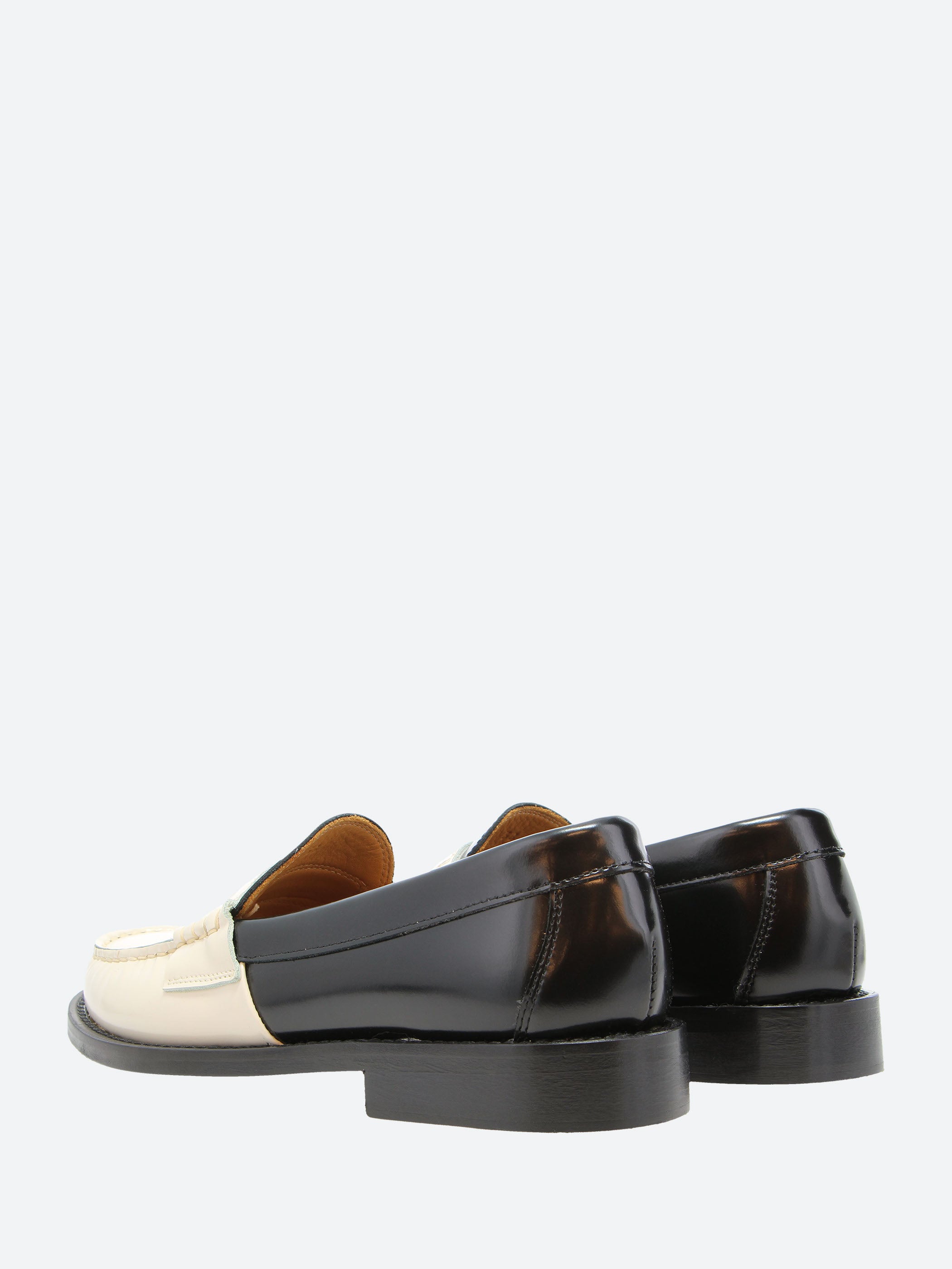 Sesa - Miami Two-Tone Loafer in Butter and Licorice – gravitypope