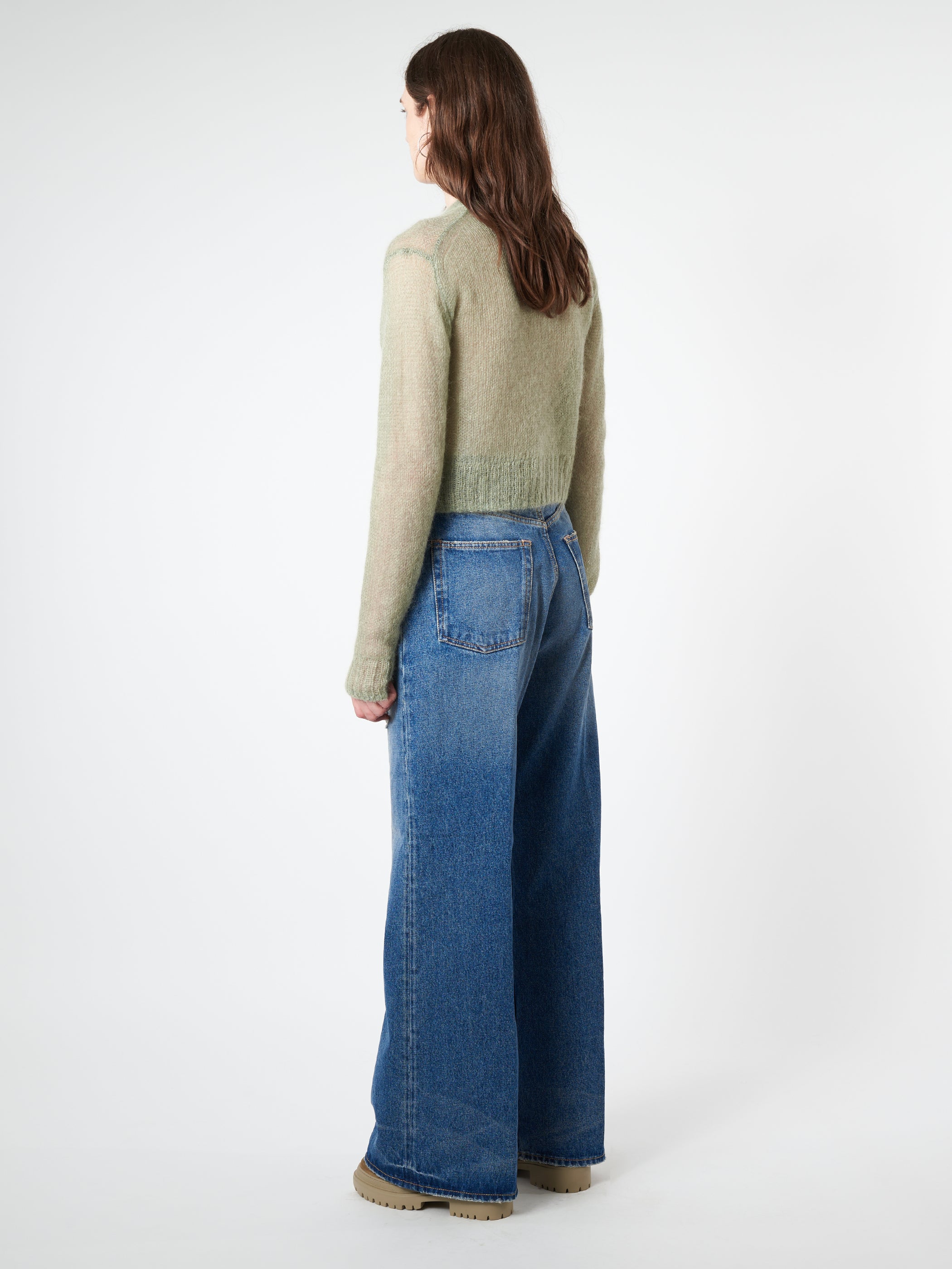 Acne Studios - Mohair Blend Jumper in Sage Green – gravitypope
