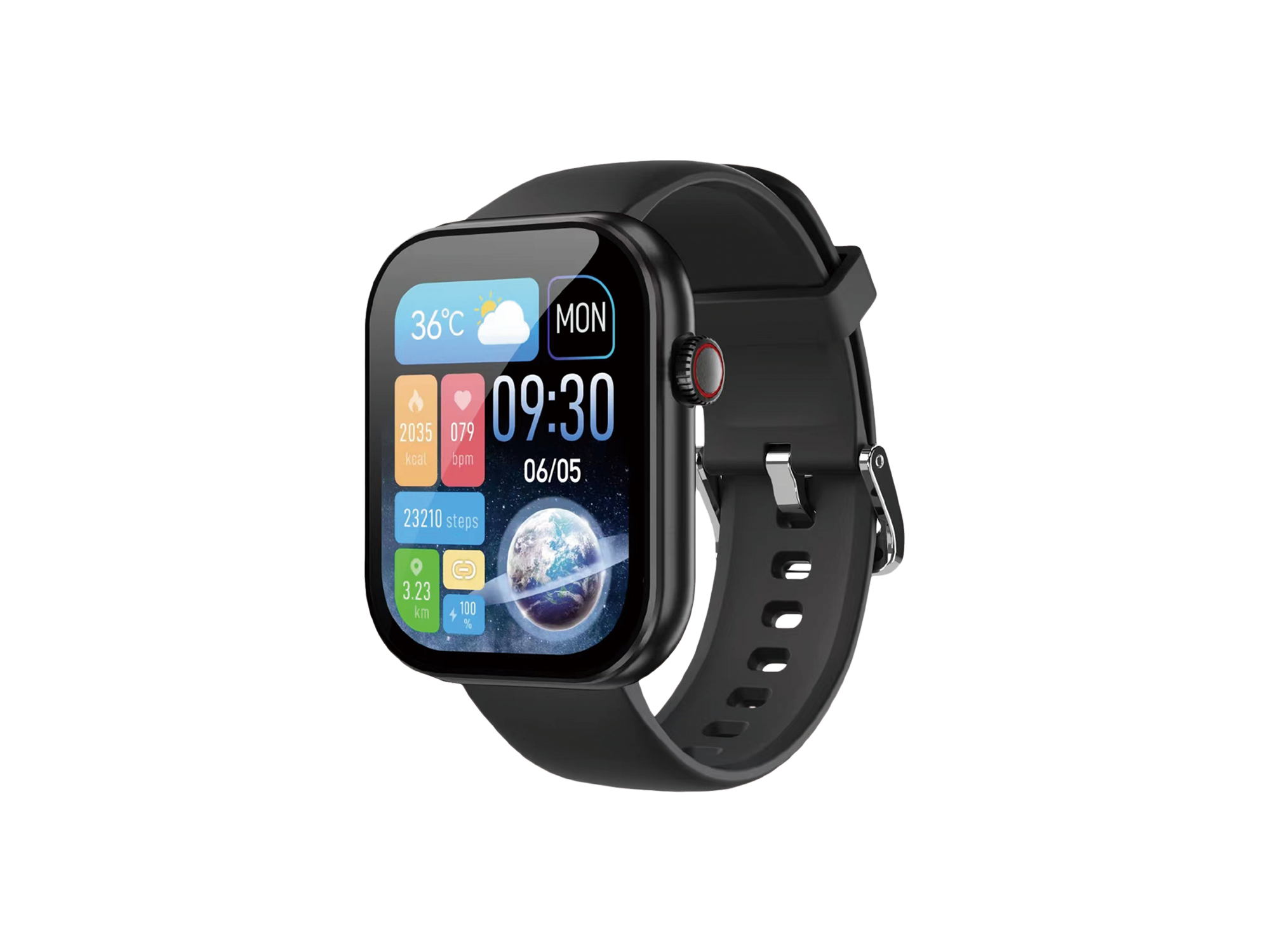 スマートウォッチ | GH-SMWGC-BK | GREEN HOUSE グリーンハウス