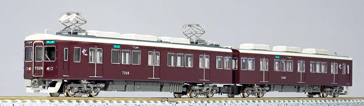 30210＞阪急7000／7300系増結用先頭車2両セット（動力無し）｜Nゲージ