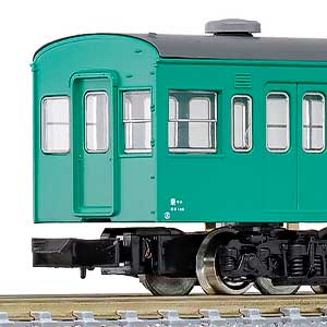 18035＞国鉄（JR）103系＜新製冷房車・エメラルドグリーン＞増結用サハ