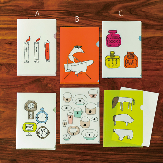 ミニクリアファイル 2枚セット A