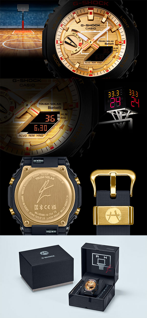 ジーショック(G-SHOCK) 2024新作 八村塁選手のシグネチャー“G-SHOCK”第