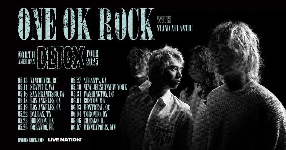 One Ok Rock Announce Detox North American Tour - Grab the Presale