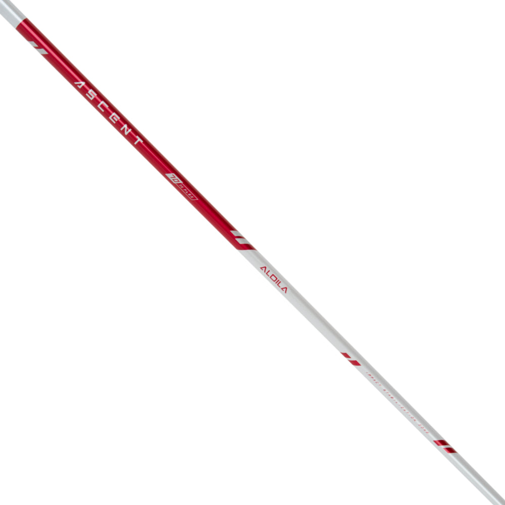 ASSEMBLED) Aldila Ascent Red Driver Shaft with Adapter Tip + Grip